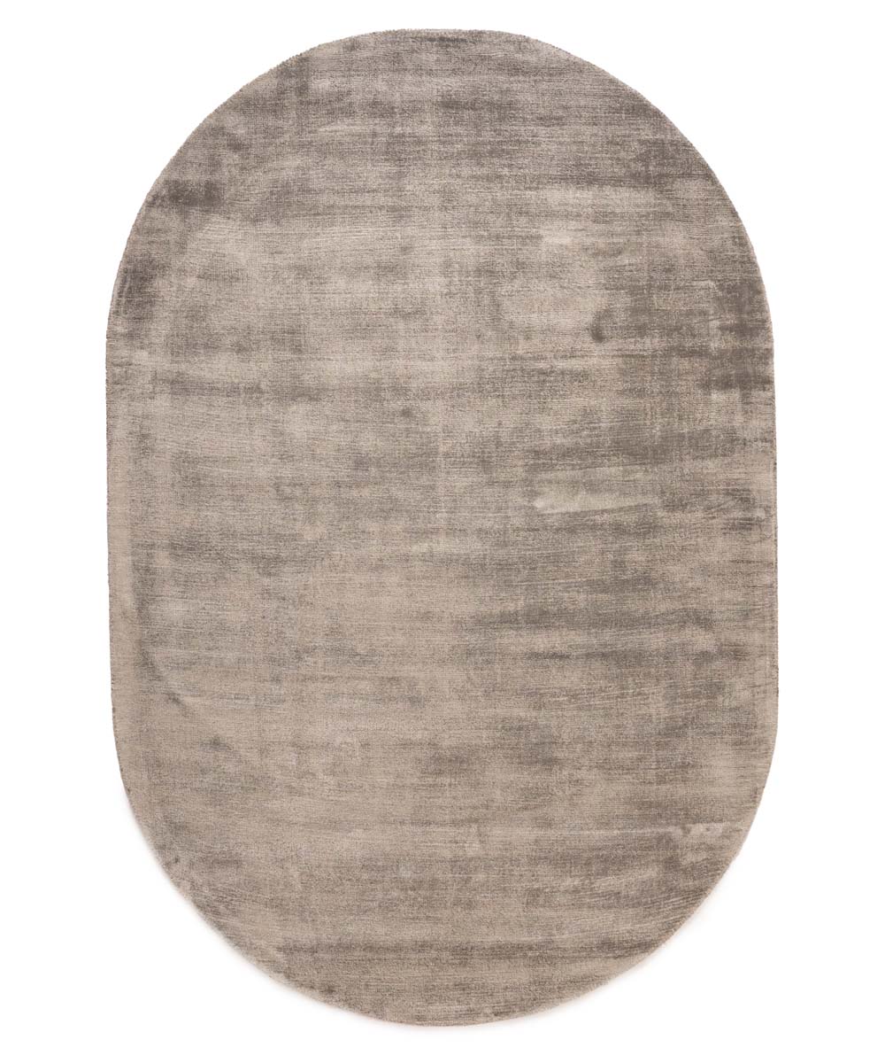 Tapis viscose ovale - Glamour argent - overzicht Tapis viscose ovale - Glamour argent - overzicht