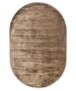 Tapis viscose ovale - Pearl marron - overzicht, thumbnail