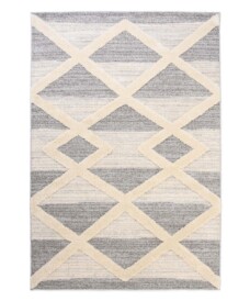 Tapis scandinave - Fjord Farger gris/Crème - overzicht, thumbnail