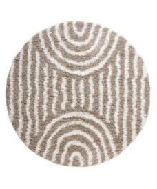 Tapis Rond scandinave - Cozy Arch beige - overzicht, thumbnail Tapis Rond scandinave - Cozy Arch beige - overzicht, thumbnail