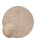 Tapis Rond scandinave - Contour Bend beige - overzicht, thumbnail