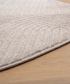 Tapis Rond scandinave - Contour Bend gris - close up, thumbnail Tapis Rond scandinave - Contour Bend gris - close up, thumbnail