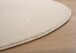 Tapis Rond scandinave - Contour Circle Crème - close up, thumbnail