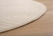 Tapis Rond scandinave - Contour Gem Crème - close up, thumbnail