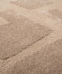 Tapis Rond scandinave - Contour Stone beige - close up
