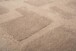 Tapis Carré scandinave - Contour Stone beige - close up, thumbnail