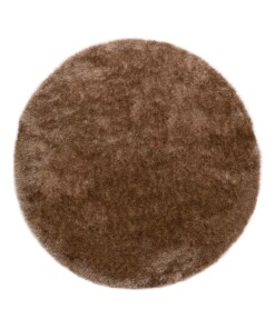 Tapis velours rond - Posh marron - overzicht