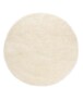 Tapis velours rond - Posh blanc - overzicht, thumbnail
