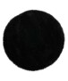 Tapis velours rond - Posh noir - overzicht, thumbnail