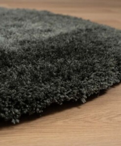 Tapis Shaggy Rond - Meadow bleu - close up, thumbnail Tapis Shaggy Rond - Meadow bleu - close up, thumbnail