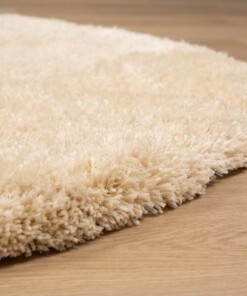 Tapis Shaggy Rond - Meadow Crème - close up, thumbnail Tapis Shaggy Rond - Meadow Crème - close up, thumbnail