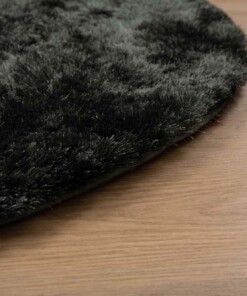 Tapis Shaggy Rond - Spark bleu - close up, thumbnail Tapis Shaggy Rond - Spark bleu - close up, thumbnail