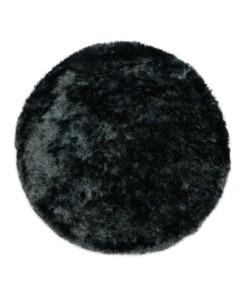 Tapis Shaggy Rond - Spark bleu - overzicht