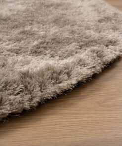 Tapis Shaggy Rond - Spark argent - close up, thumbnail Tapis Shaggy Rond - Spark argent - close up, thumbnail