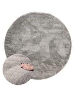 Tapis velours Rond - Flair gris - overzicht