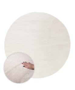 Tapis velours Rond - Flair blanc - overzicht