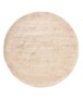 Tapis viscose rond - Glamour beige - overzicht, thumbnail