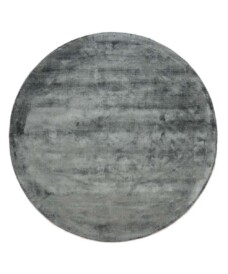 Tapis viscose rond - Glamour bleu - overzicht, thumbnail