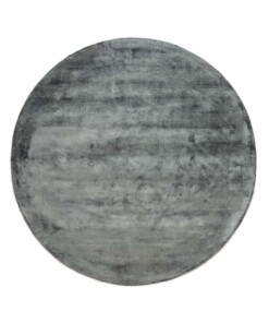 Tapis viscose rond - Glamour bleu - overzicht