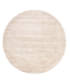 Tapis viscose rond - Glamour ivoire - overzicht, thumbnail
