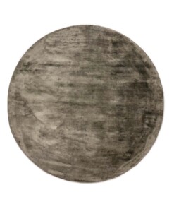 Tapis viscose rond - Glamour vert olive - overzicht