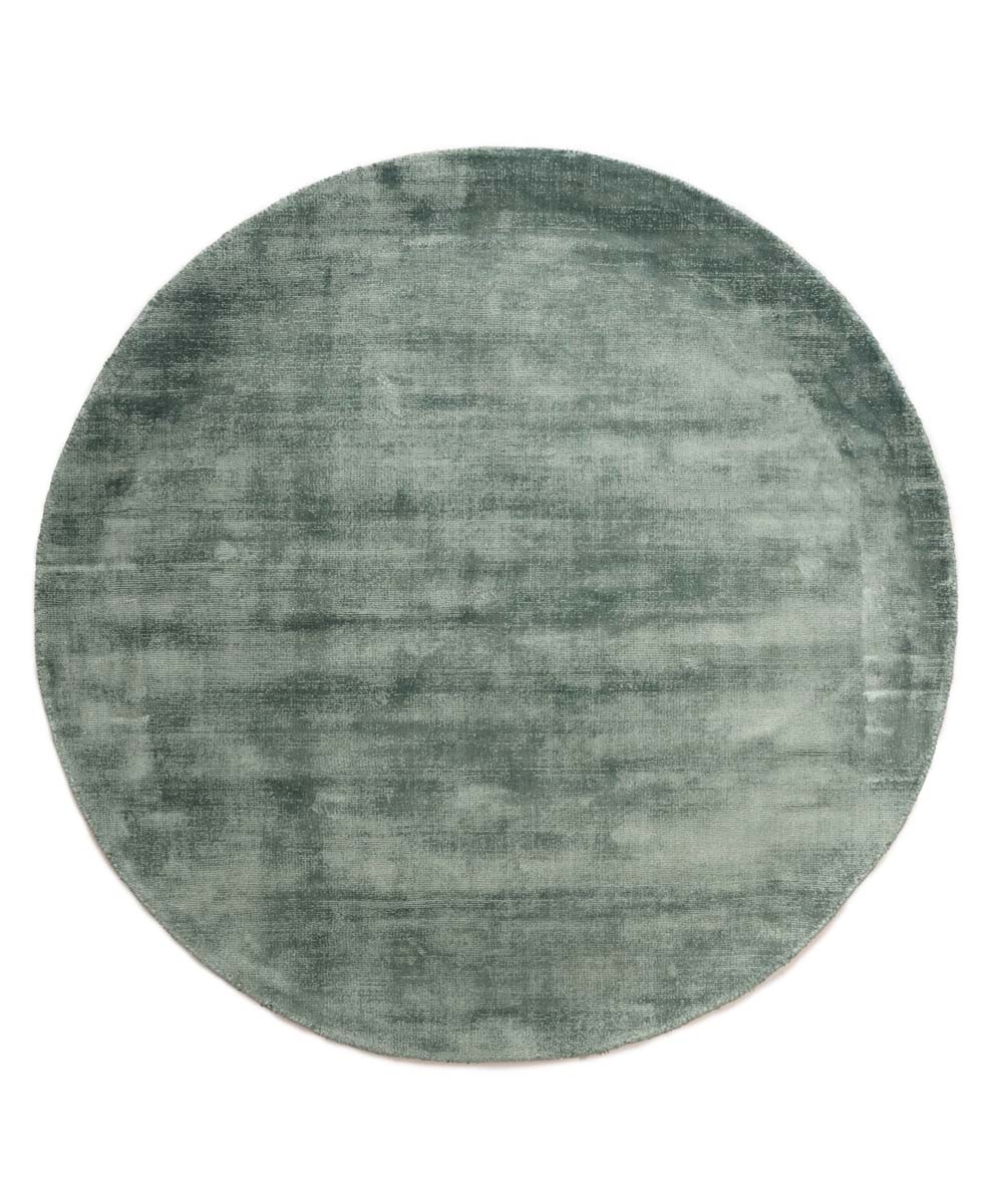 Tapis viscose rond - Glamour azur - overzicht Tapis viscose rond - Glamour azur - overzicht