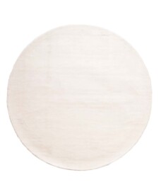 Tapis viscose rond - Glamour blanc - overzicht, thumbnail
