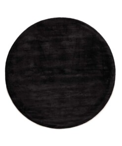 Tapis viscose rond - Glamour noir - overzicht