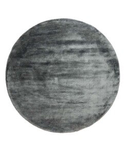 Tapis viscose rond - Pearl bleu - overzicht