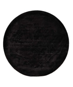 Tapis viscose rond - Pearl noir - overzicht
