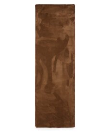 Tapis de couloir poil ras moelleux - Plush marron - overzicht, thumbnail Tapis de couloir poil ras moelleux - Plush marron - overzicht, thumbnail