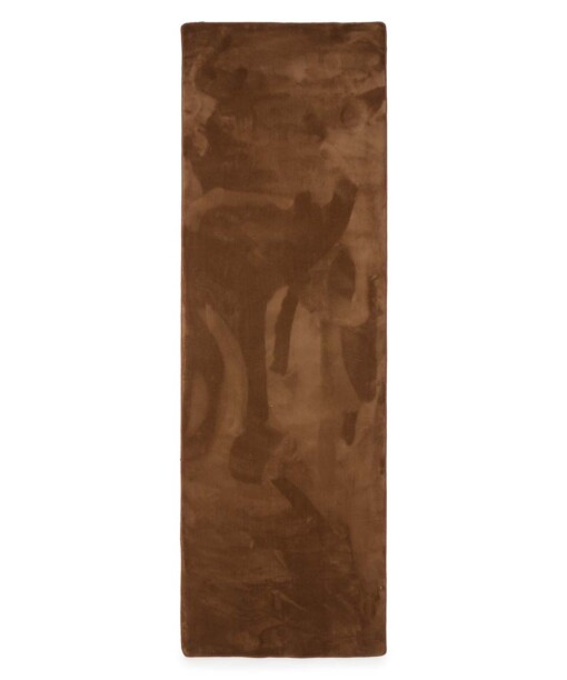 Tapis de couloir poil ras moelleux - Plush marron - overzicht