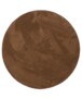 Tapis Rond poil ras moelleux - Plush marron - overzicht, thumbnail