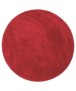 Tapis Rond poil ras moelleux - Plush rouge - overzicht, thumbnail