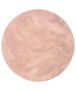 Tapis Rond poil ras moelleux - Plush rose - overzicht, thumbnail