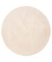 Tapis Rond poil ras moelleux - Plush Crème - overzicht, thumbnail