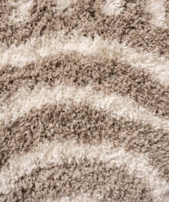 Tapis Rond scandinave - Cozy Arch beige - close up