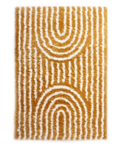 Tapis scandinave - Cozy Arch jaune Curry - overzicht