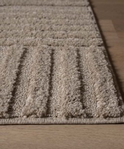 Tapis scandinave - Arc Bend beige - close up, thumbnail Tapis scandinave - Arc Bend beige - close up, thumbnail