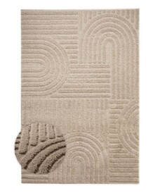 Tapis scandinave - Arc Bend beige - overzicht, thumbnail Tapis scandinave - Arc Bend beige - overzicht, thumbnail