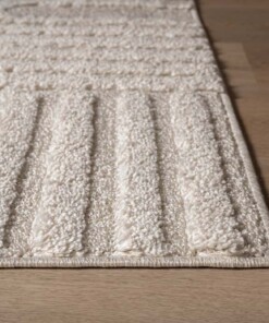 Tapis scandinave - Arc Bend Crème - close up, thumbnail Tapis scandinave - Arc Bend Crème - close up, thumbnail