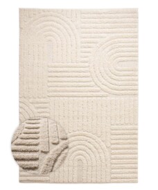 Tapis scandinave - Arc Bend Crème - overzicht, thumbnail Tapis scandinave - Arc Bend Crème - overzicht, thumbnail