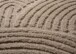 Tapis scandinave - Arc Curve beige - close up, thumbnail