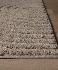 Tapis scandinave - Arc Curve beige - close up, thumbnail Tapis scandinave - Arc Curve beige - close up, thumbnail