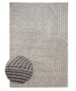 Tapis scandinave - Arc Curve gris clair - overzicht, thumbnail