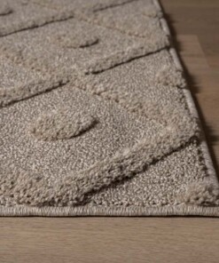 Tapis scandinave - Arc Diamond beige - close up, thumbnail Tapis scandinave - Arc Diamond beige - close up, thumbnail