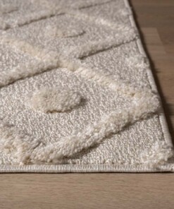 Tapis scandinave - Arc Diamond Crème - close up, thumbnail Tapis scandinave - Arc Diamond Crème - close up, thumbnail