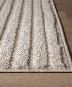 Tapis scandinave - Arc Edge Crème - close up, thumbnail