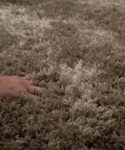 Tapis Shaggy - Meadow gris - close up