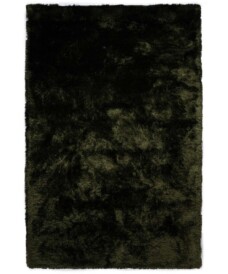 Tapis Shaggy - Spark vert olive - overzicht, thumbnail